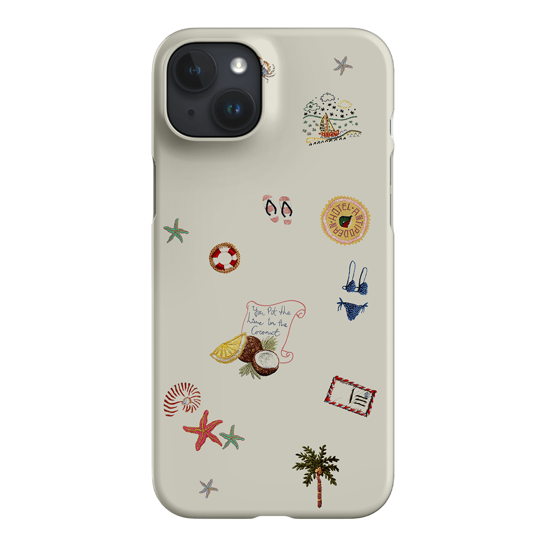 Vacay All Day Cream Printed Phone Cases by Antipodean - The Dairy