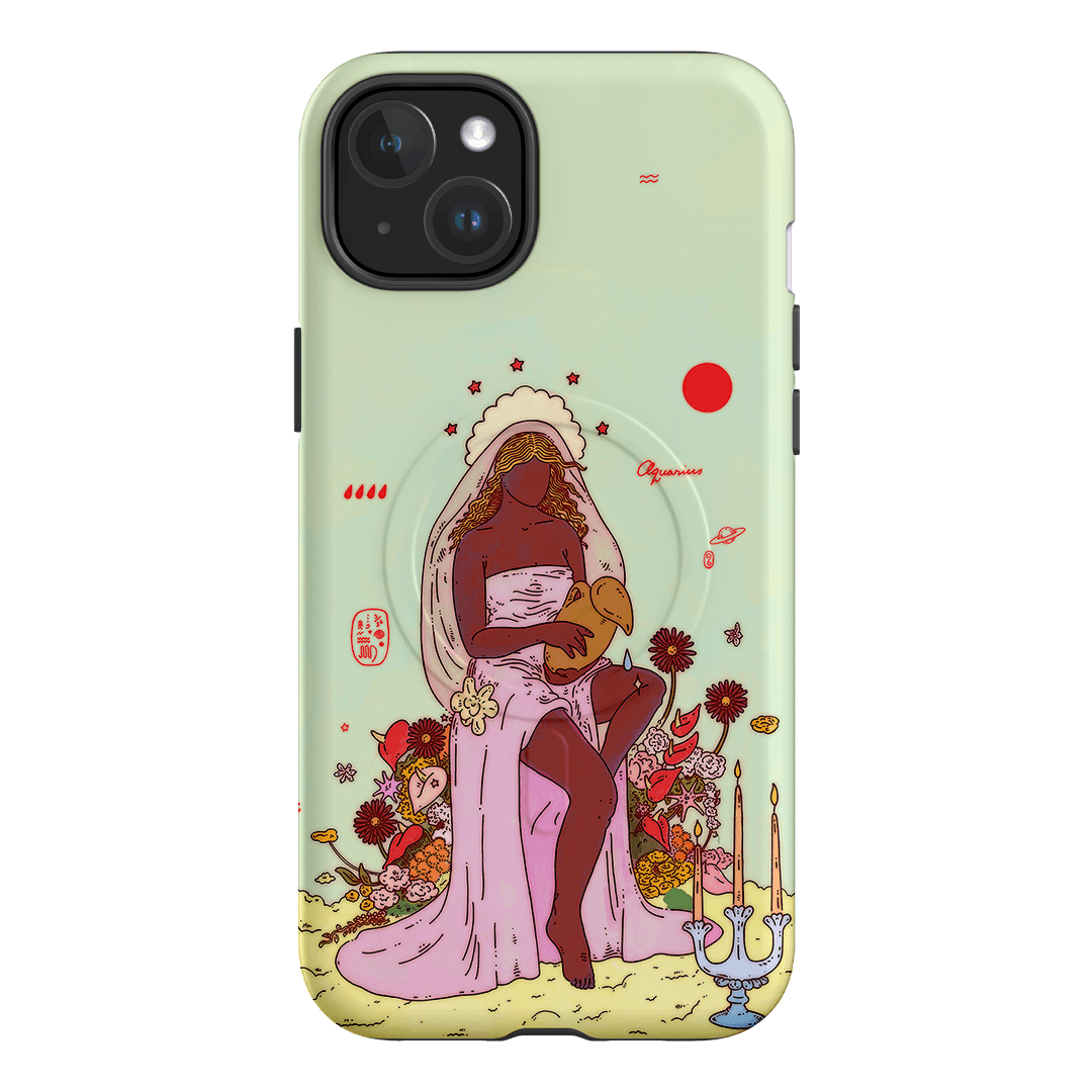 Aquarius Season Printed Phone Cases iPhone 15 Plus / Armoured MagSafe by Easty Beasty - The Dairy