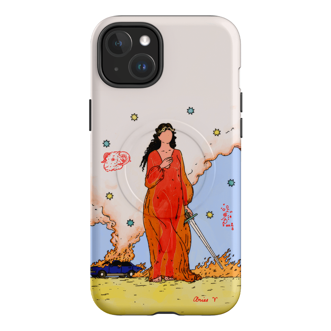 Aries Season Printed Phone Cases iPhone 15 Plus / Armoured MagSafe by Easty Beasty - The Dairy