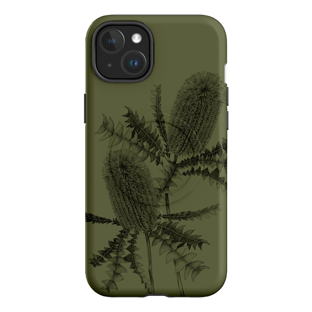 Banksia Study Printed Phone Cases iPhone 15 Plus / Armoured MagSafe by Typoflora - The Dairy