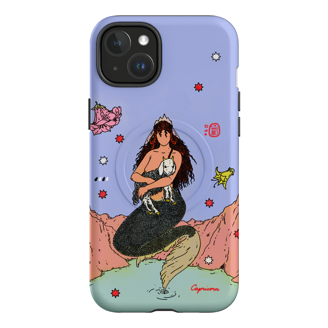 Capricorn Season Printed Phone Cases iPhone 15 Plus / Armoured MagSafe by Easty Beasty - The Dairy
