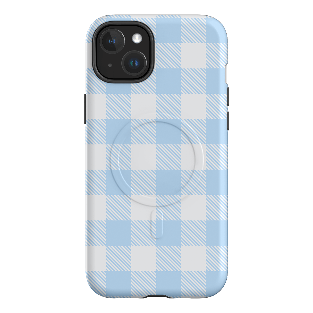 Cloud Plaid Printed Phone Cases iPhone 15 Plus / Armoured MagSafe by The Dairy - The Dairy
