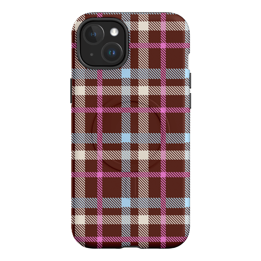 Confetti Plaid Printed Phone Cases iPhone 15 Plus / Armoured MagSafe by The Dairy - The Dairy
