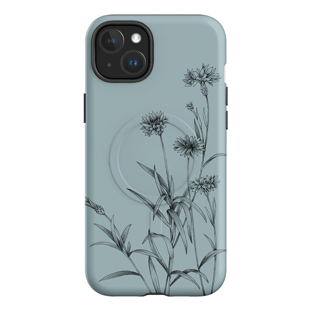 Cornflowers Study Printed Phone Cases iPhone 15 Plus / Armoured MagSafe by Typoflora - The Dairy