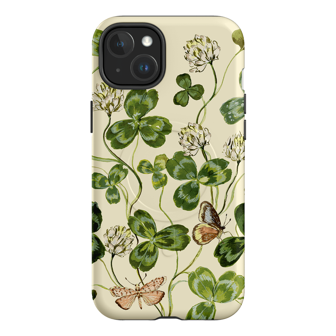Clover & Butterflies Printed Phone Cases iPhone 15 Plus / Armoured MagSafe by Ellie Mae - The Dairy