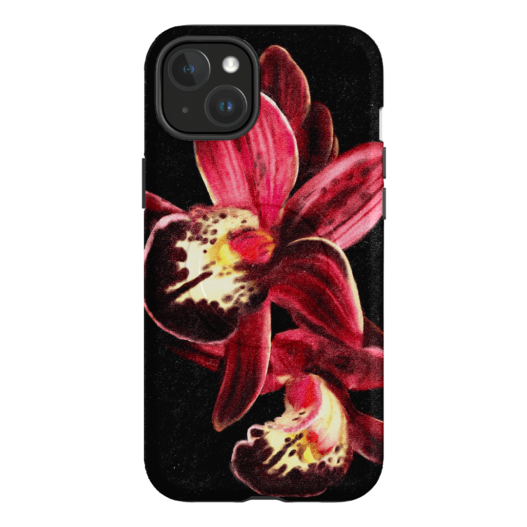 Deep Orchid Printed Phone Cases iPhone 15 Plus / Armoured MagSafe by Sally Hungerford - The Dairy