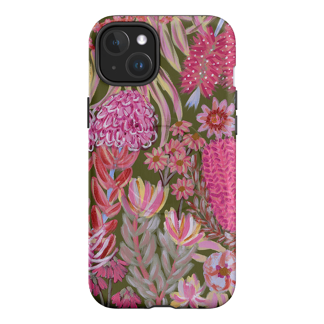 Floral Island Printed Phone Cases iPhone 15 Plus / Armoured MagSafe by Amy Gibbs - The Dairy