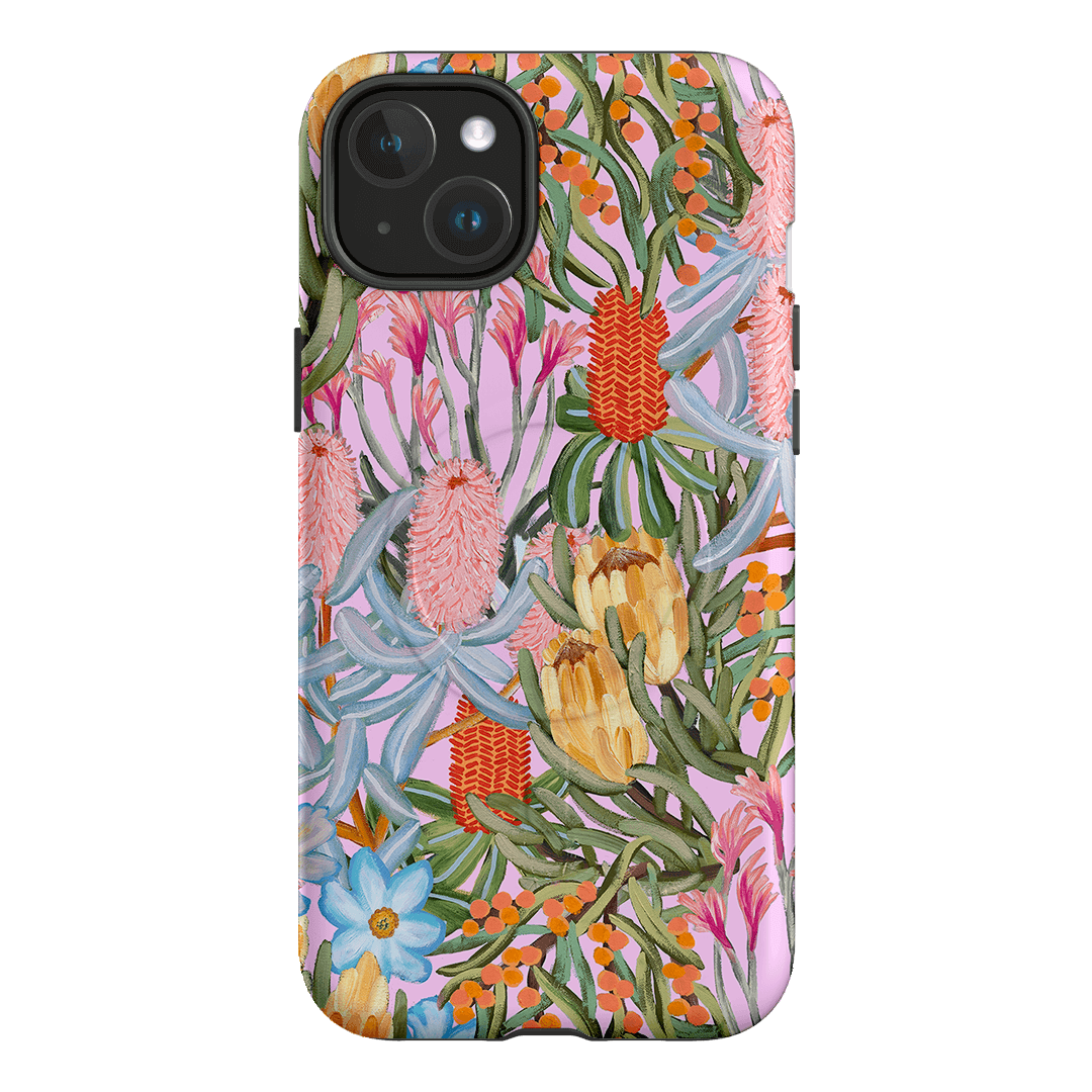 Floral Sorbet Printed Phone Cases iPhone 15 Plus / Armoured MagSafe by Amy Gibbs - The Dairy