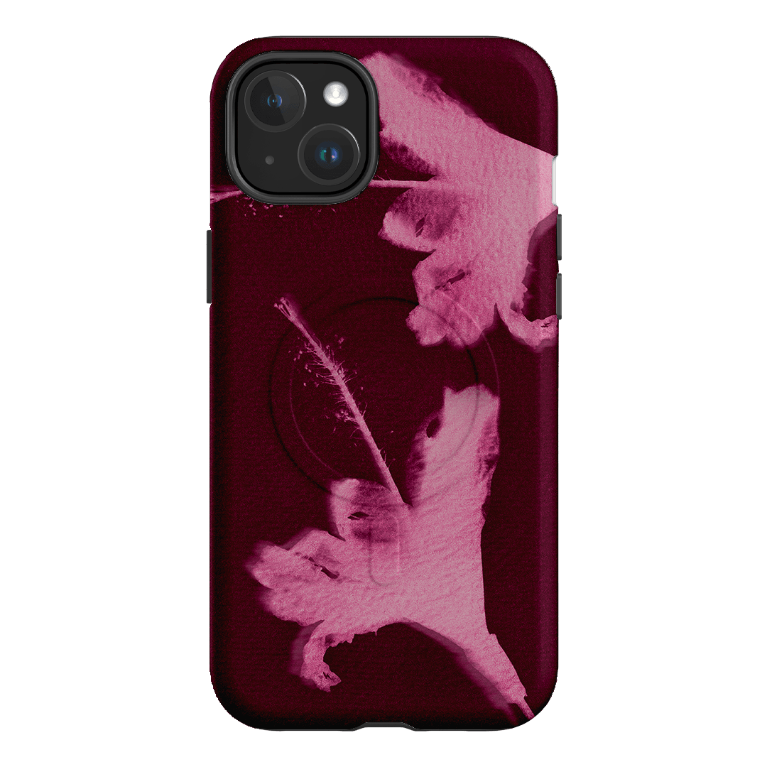Hibiscus Glow Printed Phone Cases iPhone 15 Plus / Armoured MagSafe by Sally Hungerford - The Dairy
