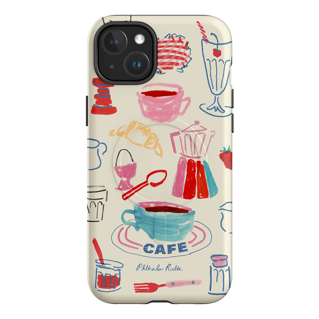 Home Cafe Printed Phone Cases iPhone 15 Plus / Armoured MagSafe by Phthalo Ruth - The Dairy