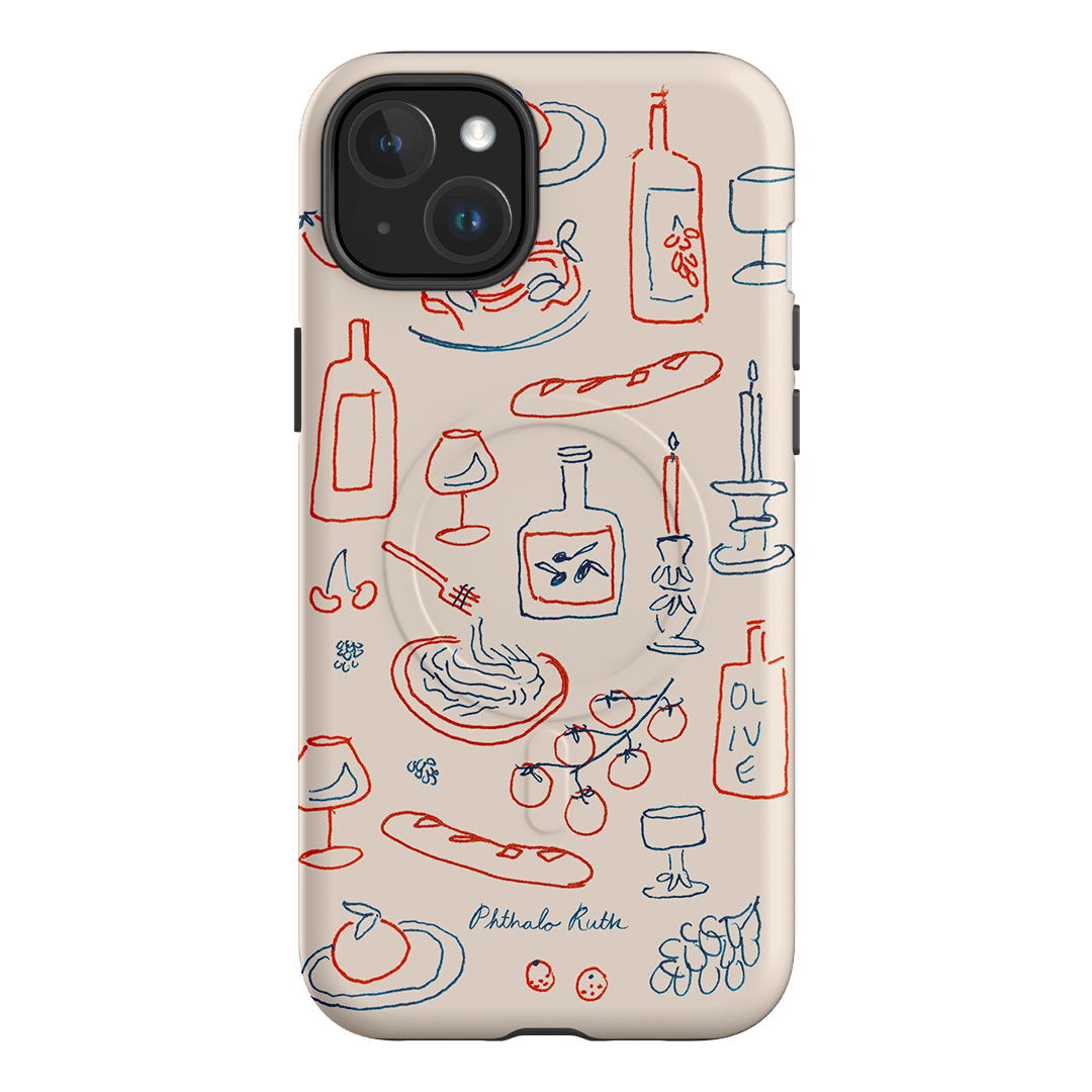 Italian Fare Printed Phone Cases iPhone 15 Plus / Armoured MagSafe by Phthalo Ruth - The Dairy