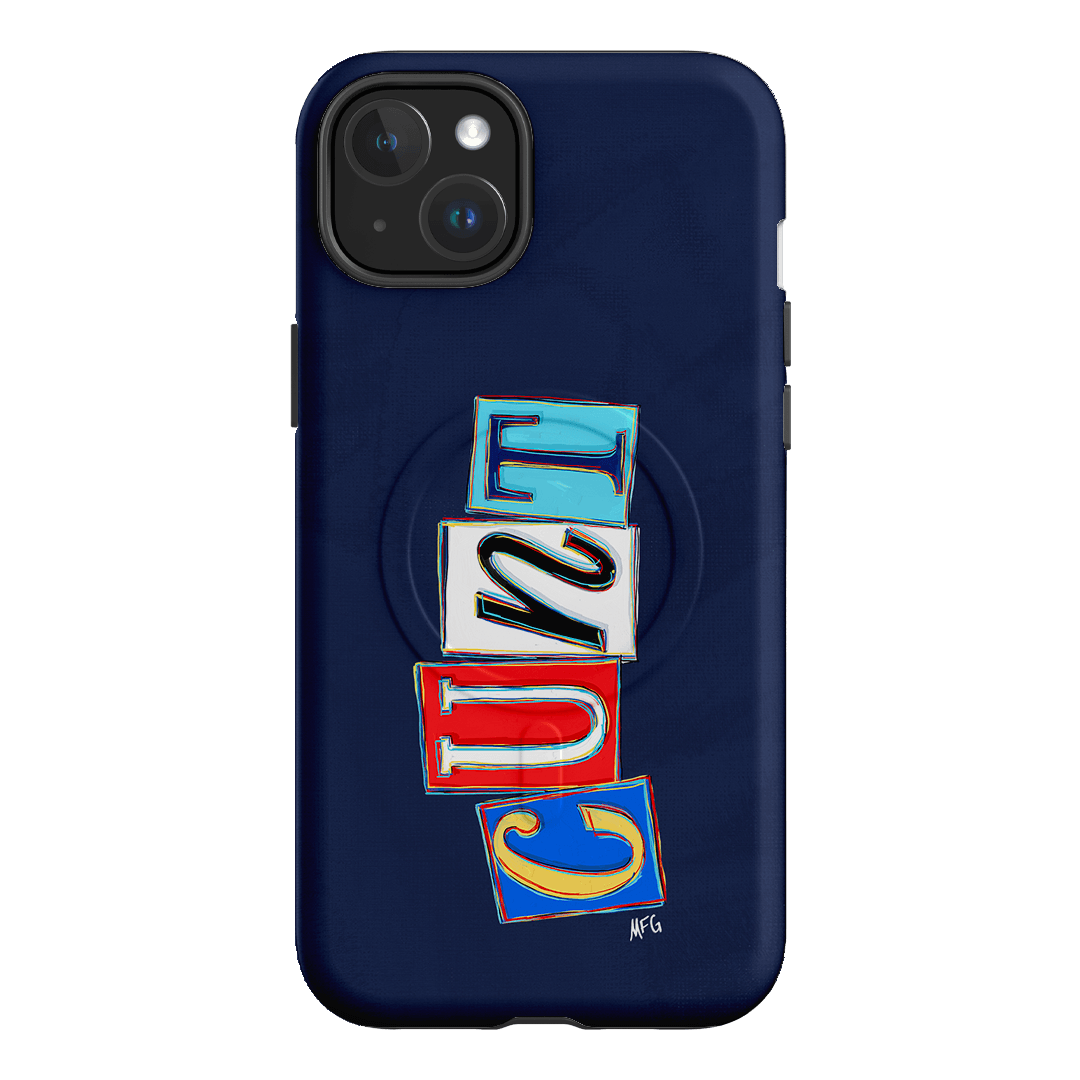 Lil Cnts Blue Printed Phone Cases iPhone 15 Plus / Armoured MagSafe by Margarbs Art - The Dairy
