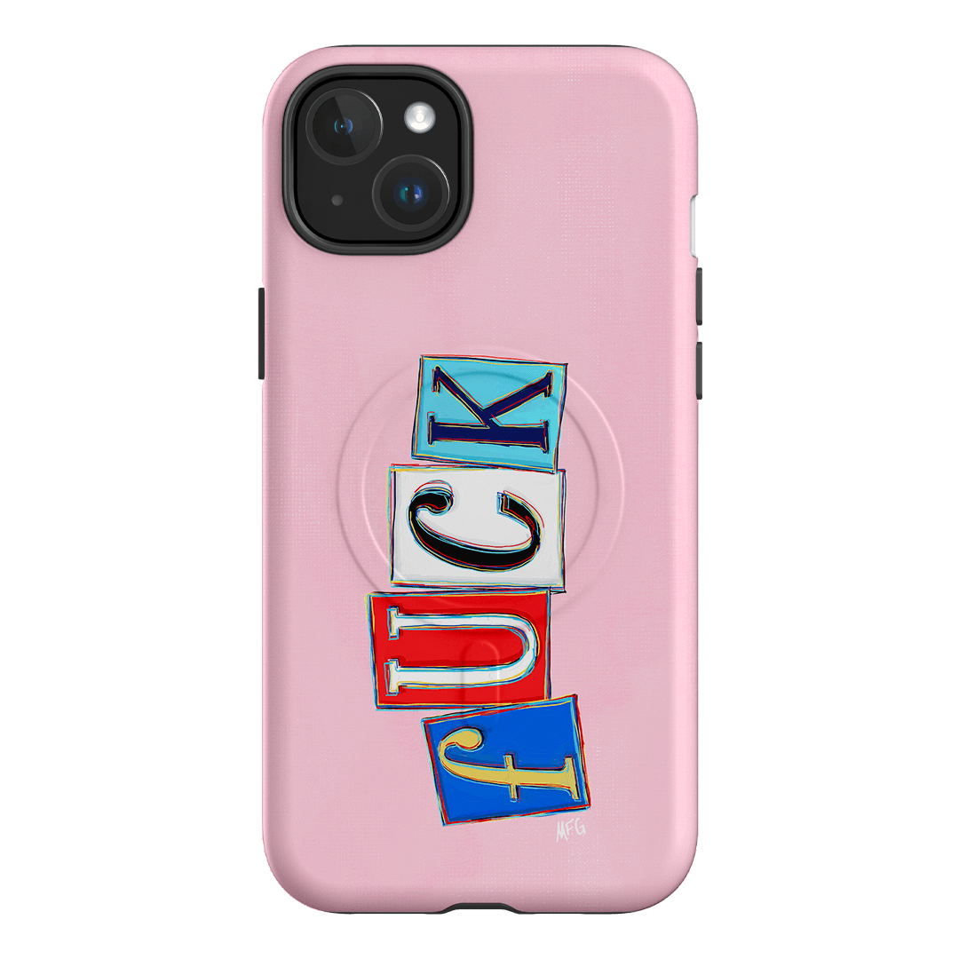 Lil Fcks Pink Printed Phone Cases iPhone 15 Plus / Armoured MagSafe by Margarbs Art - The Dairy