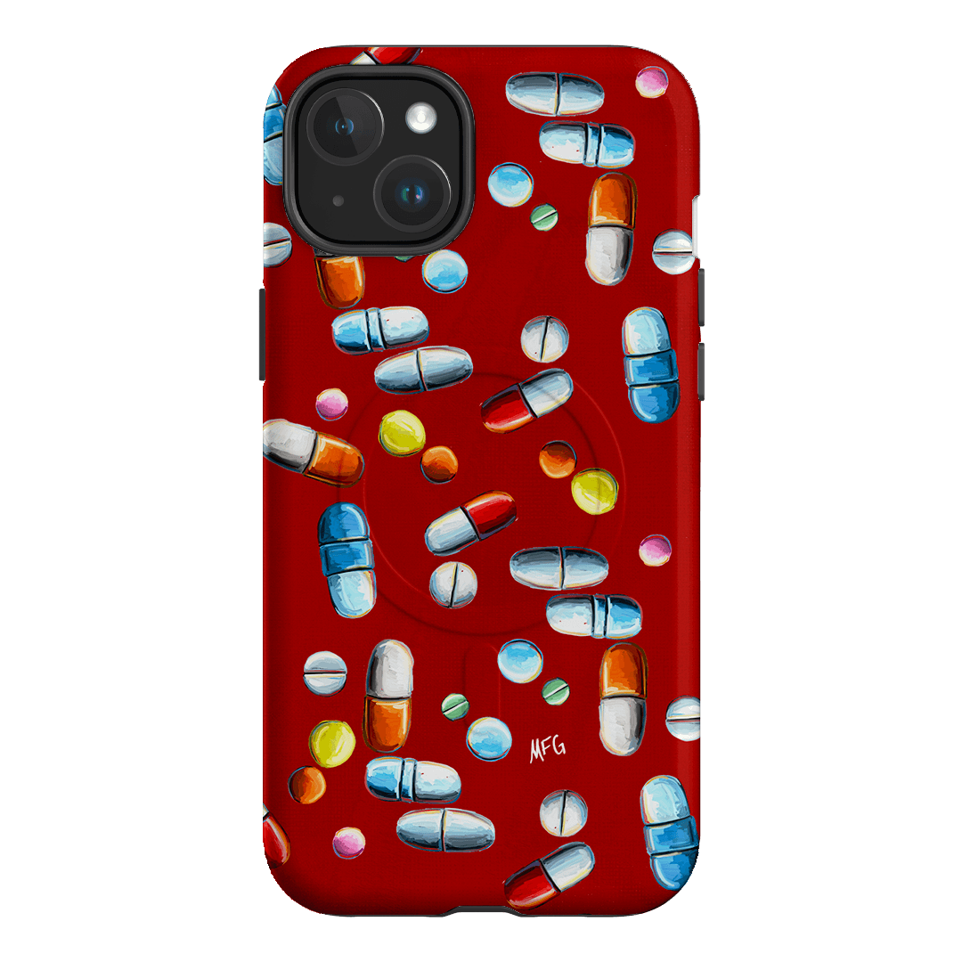 Lil Pills Printed Phone Cases iPhone 15 Plus / Armoured MagSafe by Margarbs Art - The Dairy