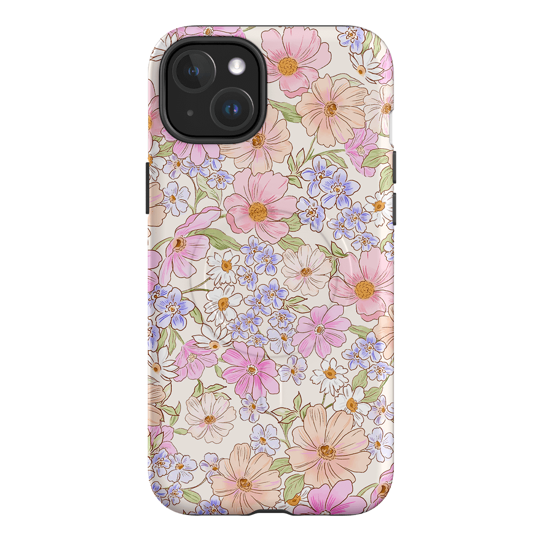 Lillia Flower Printed Phone Cases iPhone 15 Plus / Armoured MagSafe by Oak Meadow - The Dairy
