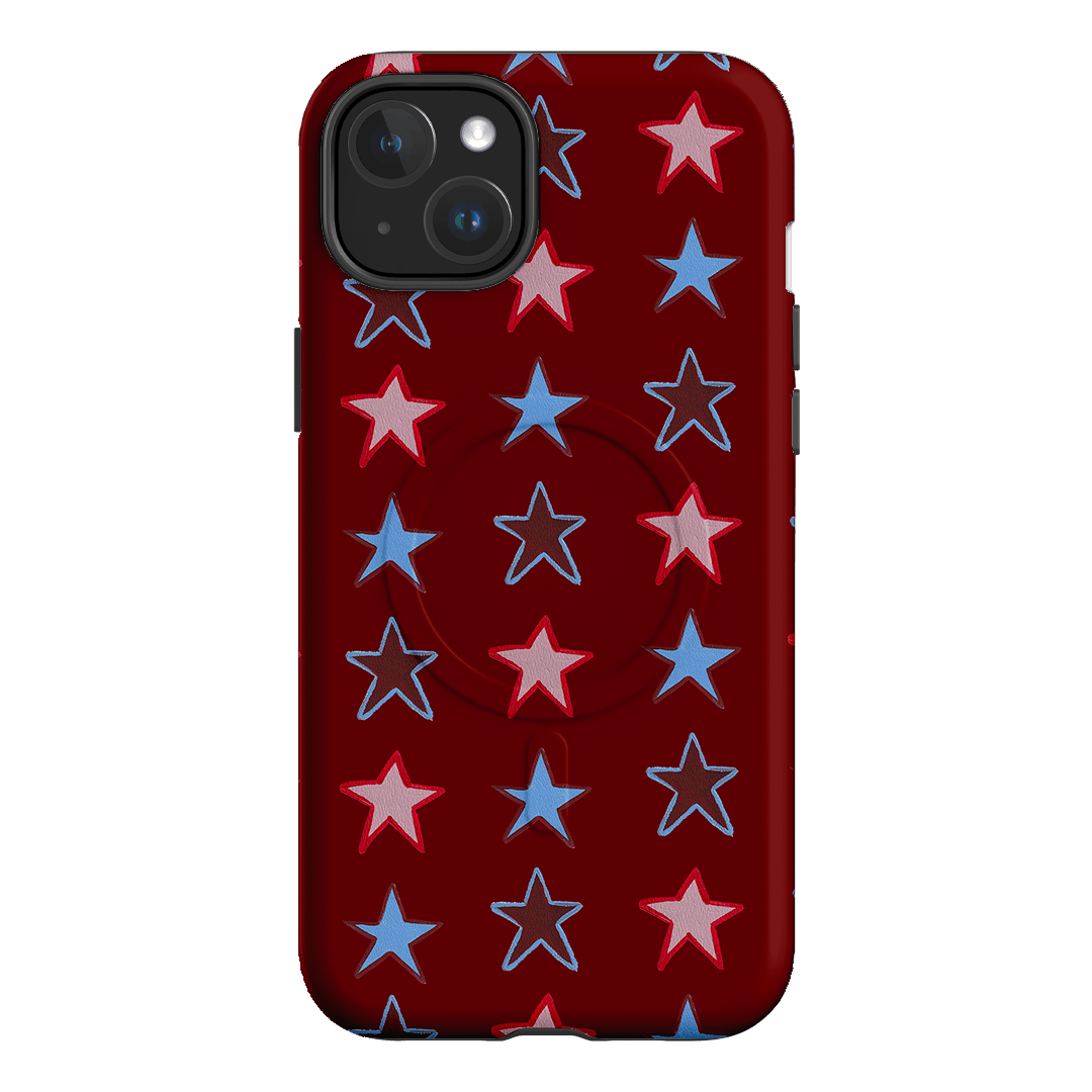 Lucky Stars Rouge Printed Phone Cases iPhone 15 Plus / Armoured MagSafe by BG. Studio - The Dairy