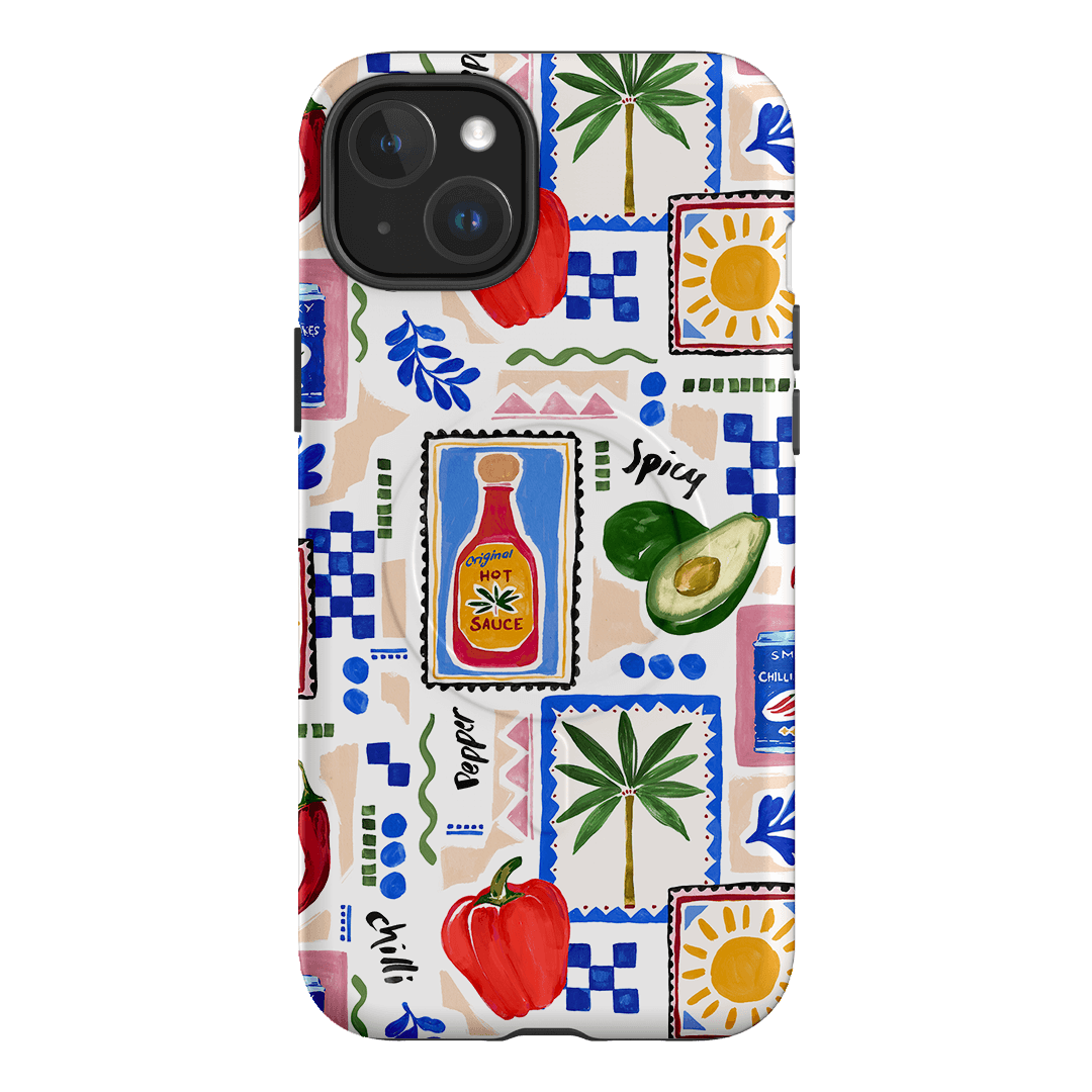 Mexico Holiday Printed Phone Cases iPhone 15 Plus / Armoured MagSafe by Charlie Taylor - The Dairy