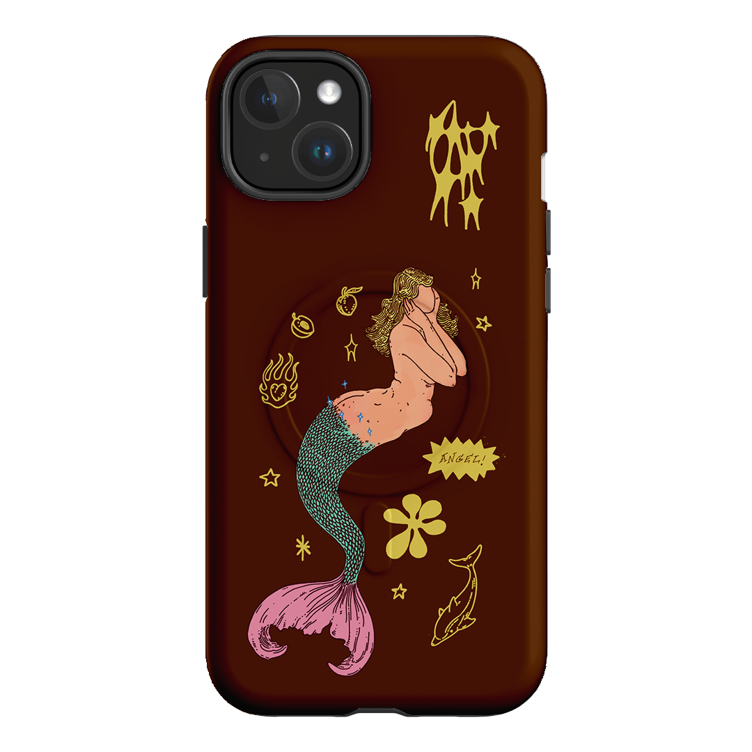 Mimi Chocolate Printed Phone Cases iPhone 15 Plus / Armoured MagSafe by Easty Beasty - The Dairy