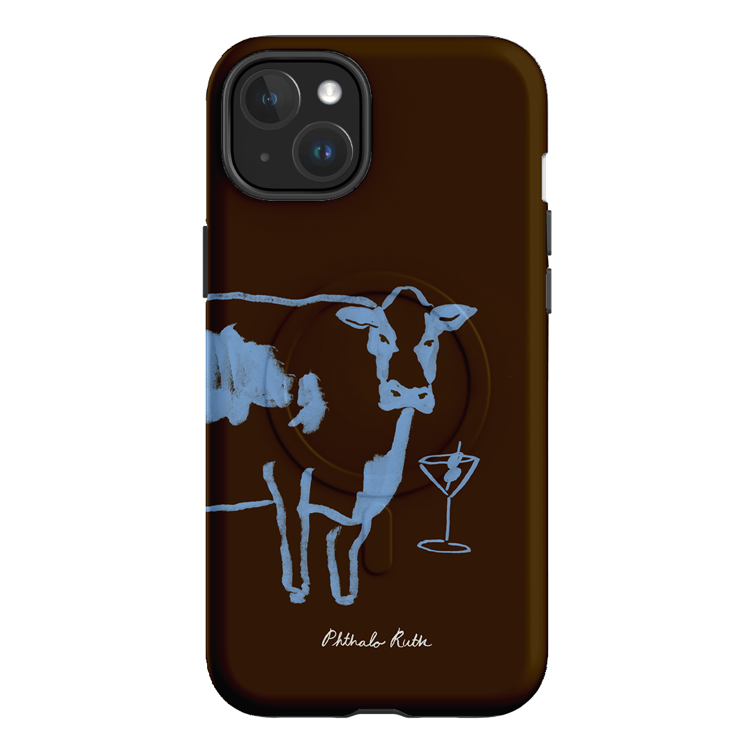 Mootini Espresso Printed Phone Cases iPhone 15 Plus / Armoured MagSafe by Phthalo Ruth - The Dairy