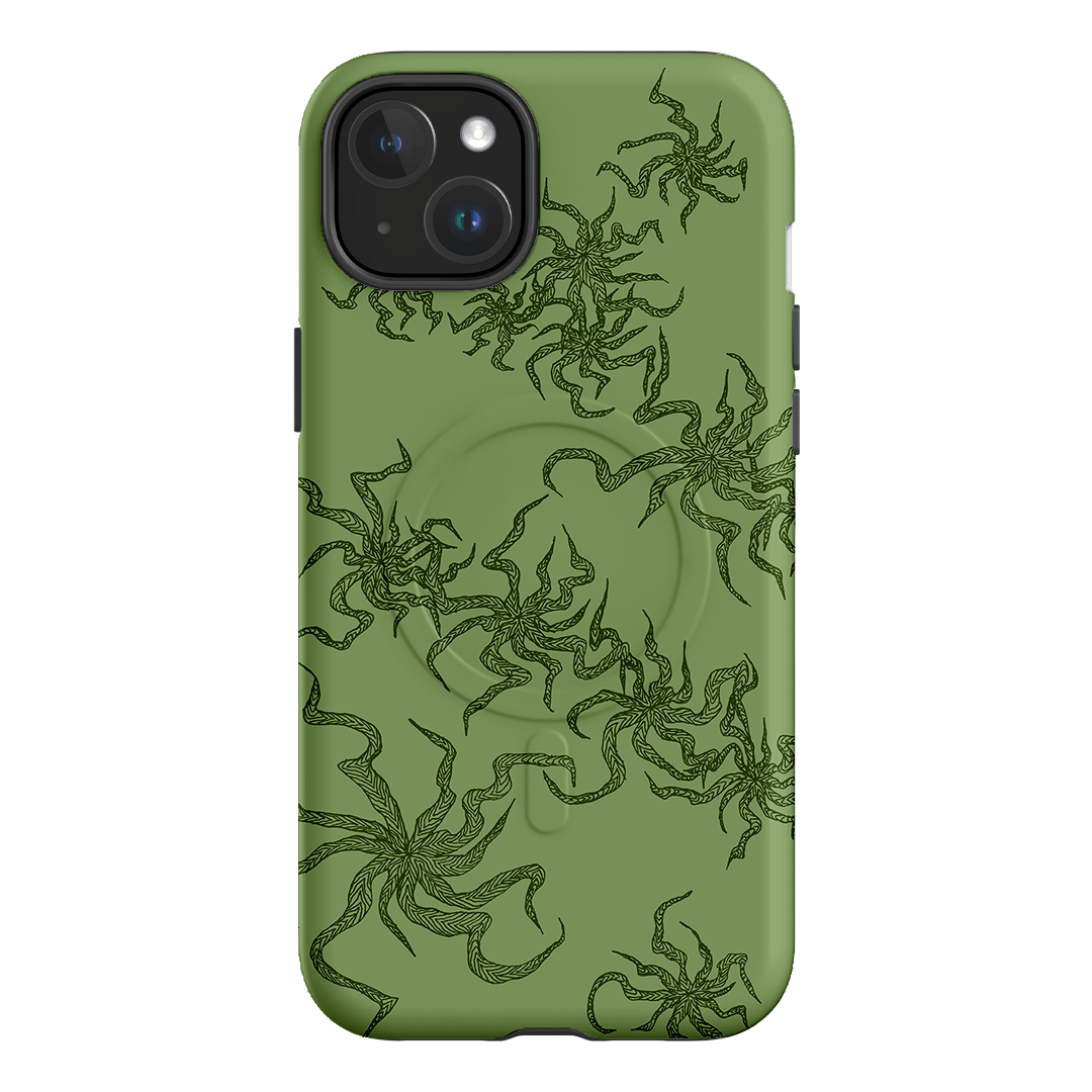 Night Moss Printed Phone Cases iPhone 15 Plus / Armoured MagSafe by Stormi Bree - The Dairy
