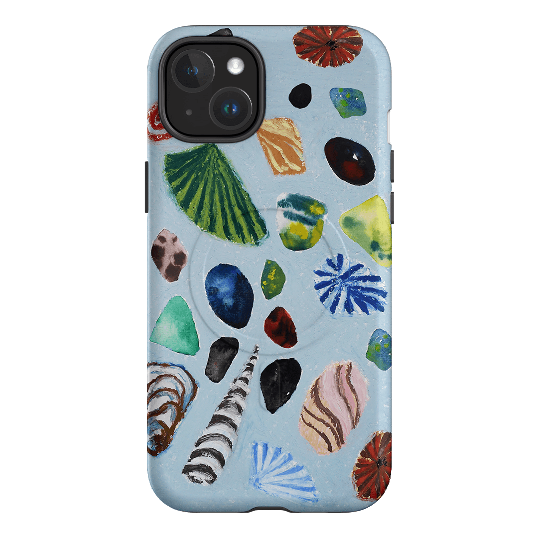 Ocean Currency Printed Phone Cases iPhone 15 Plus / Armoured MagSafe by Lisa Hu - The Dairy