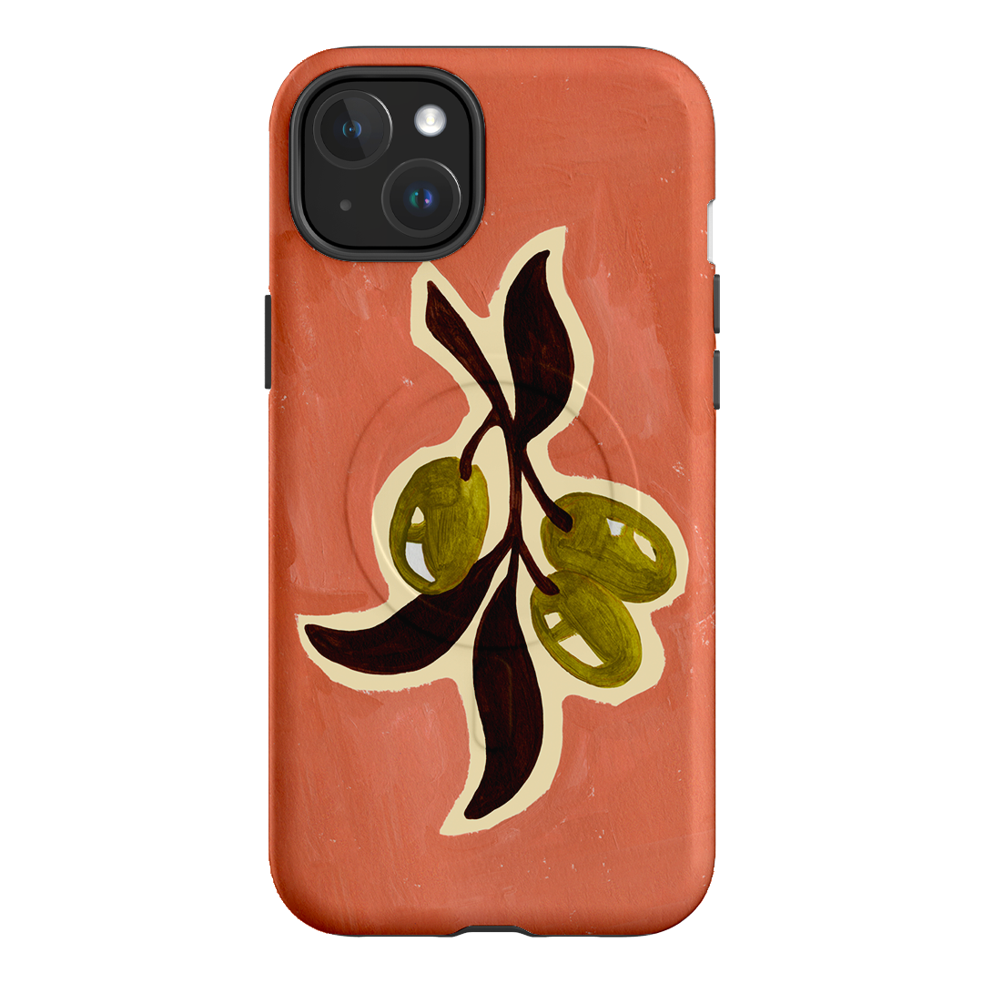 Olives Printed Phone Cases iPhone 15 Plus / Armoured MagSafe by Studio Bon - The Dairy