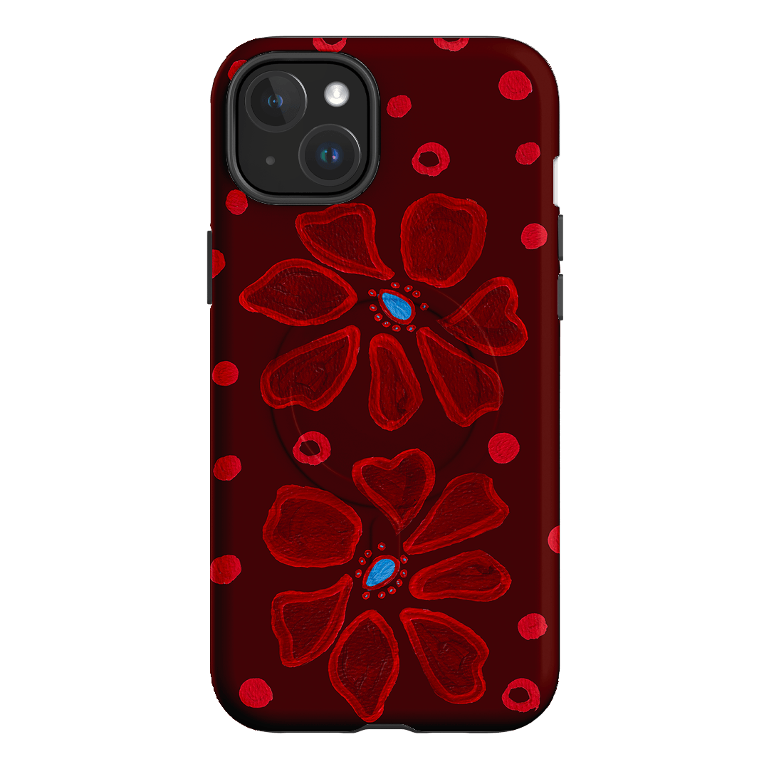Painted Petal Rouge Printed Phone Cases iPhone 15 Plus / Armoured MagSafe by BG. Studio - The Dairy