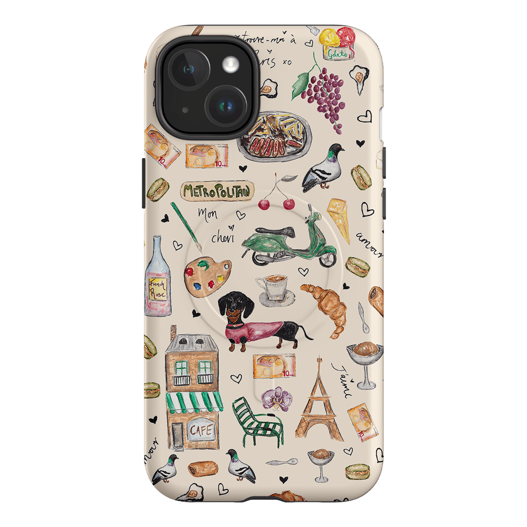 Parisian Daydream Printed Phone Cases iPhone 15 Plus / Armoured MagSafe by BG. Studio - The Dairy