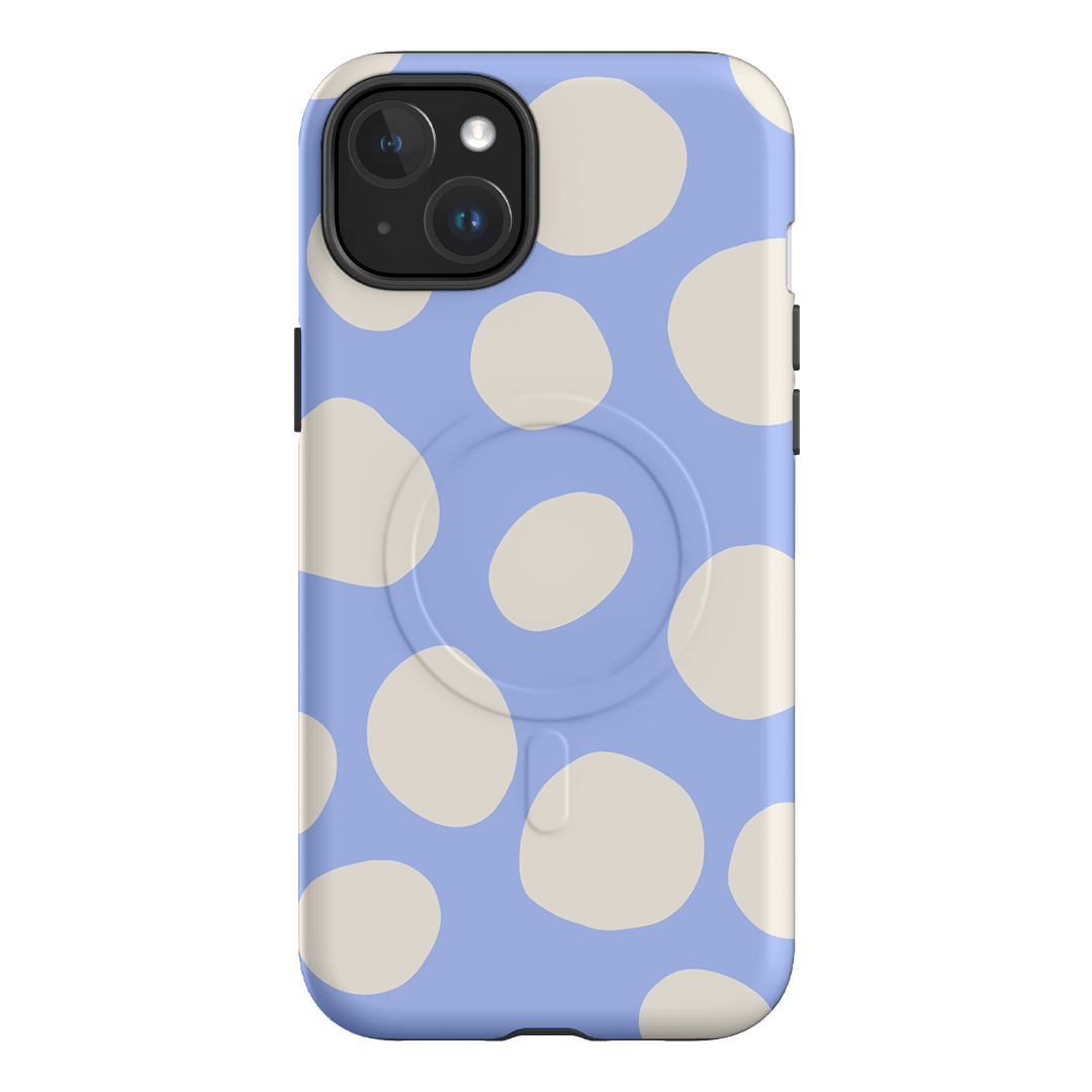 Pebbles Periwinkle Salt Printed Phone Cases iPhone 15 Plus / Armoured MagSafe by Veronica Tucker - The Dairy