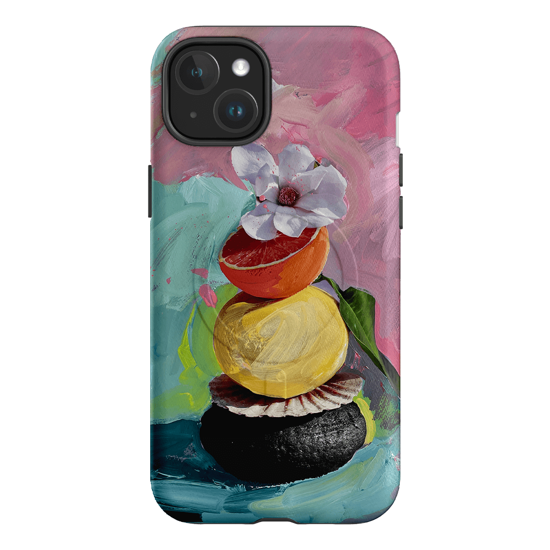 Pink Splash Printed Phone Cases iPhone 15 Plus / Armoured MagSafe by Nicole Nelius - The Dairy