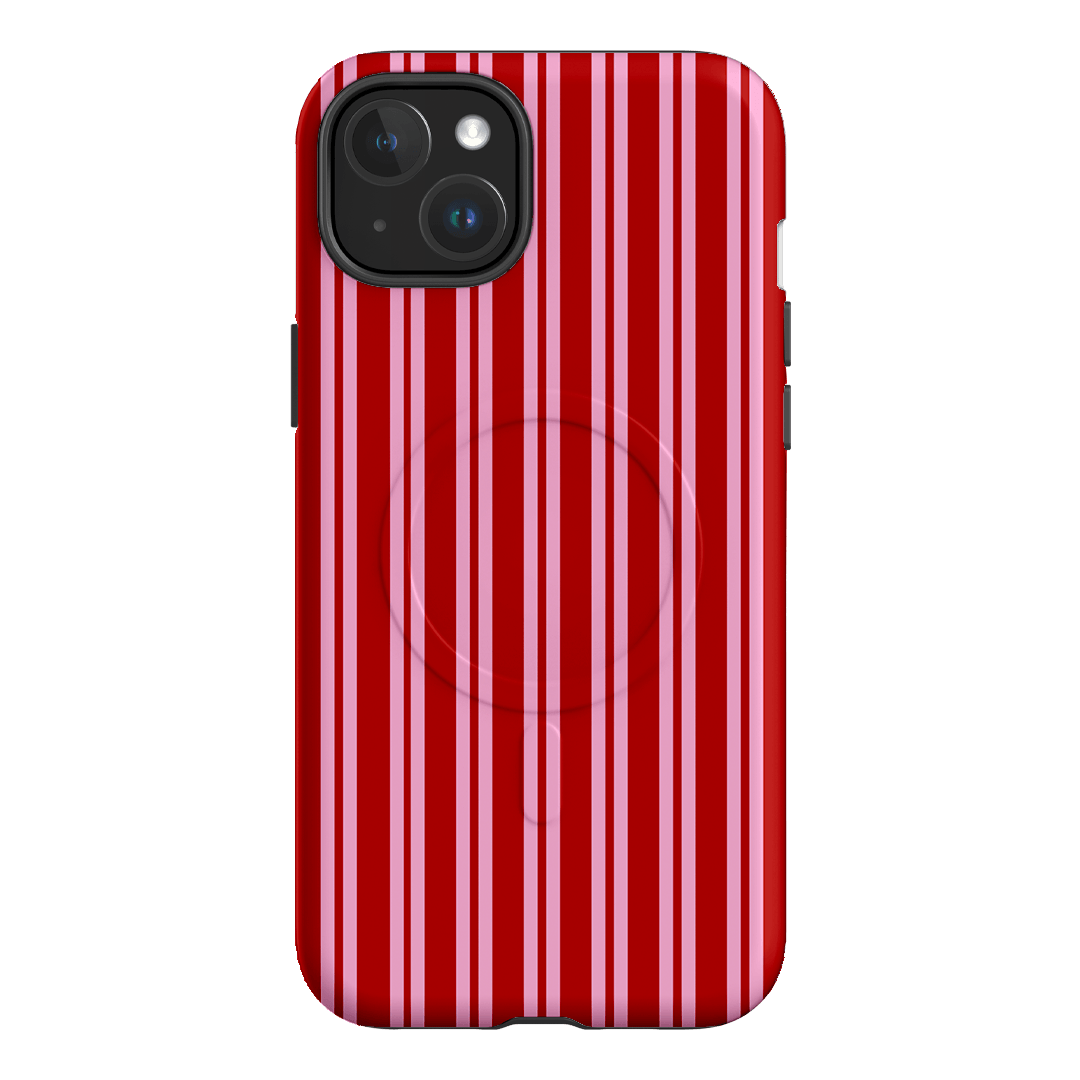 Punch Stripes Printed Phone Cases iPhone 15 Plus / Armoured MagSafe by The Dairy - The Dairy