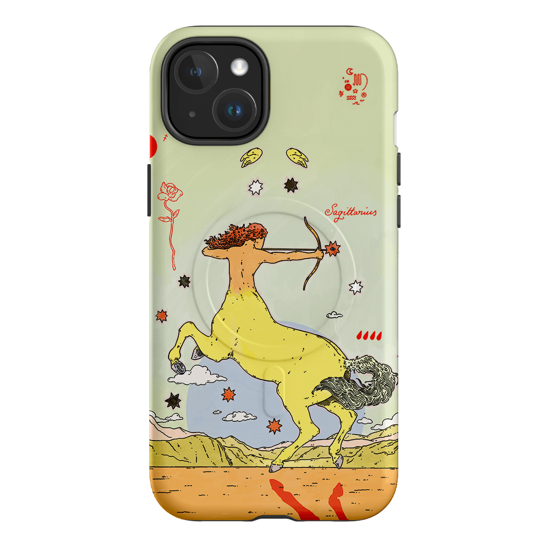 Sagittarius Season Printed Phone Cases iPhone 15 Plus / Armoured MagSafe by Easty Beasty - The Dairy