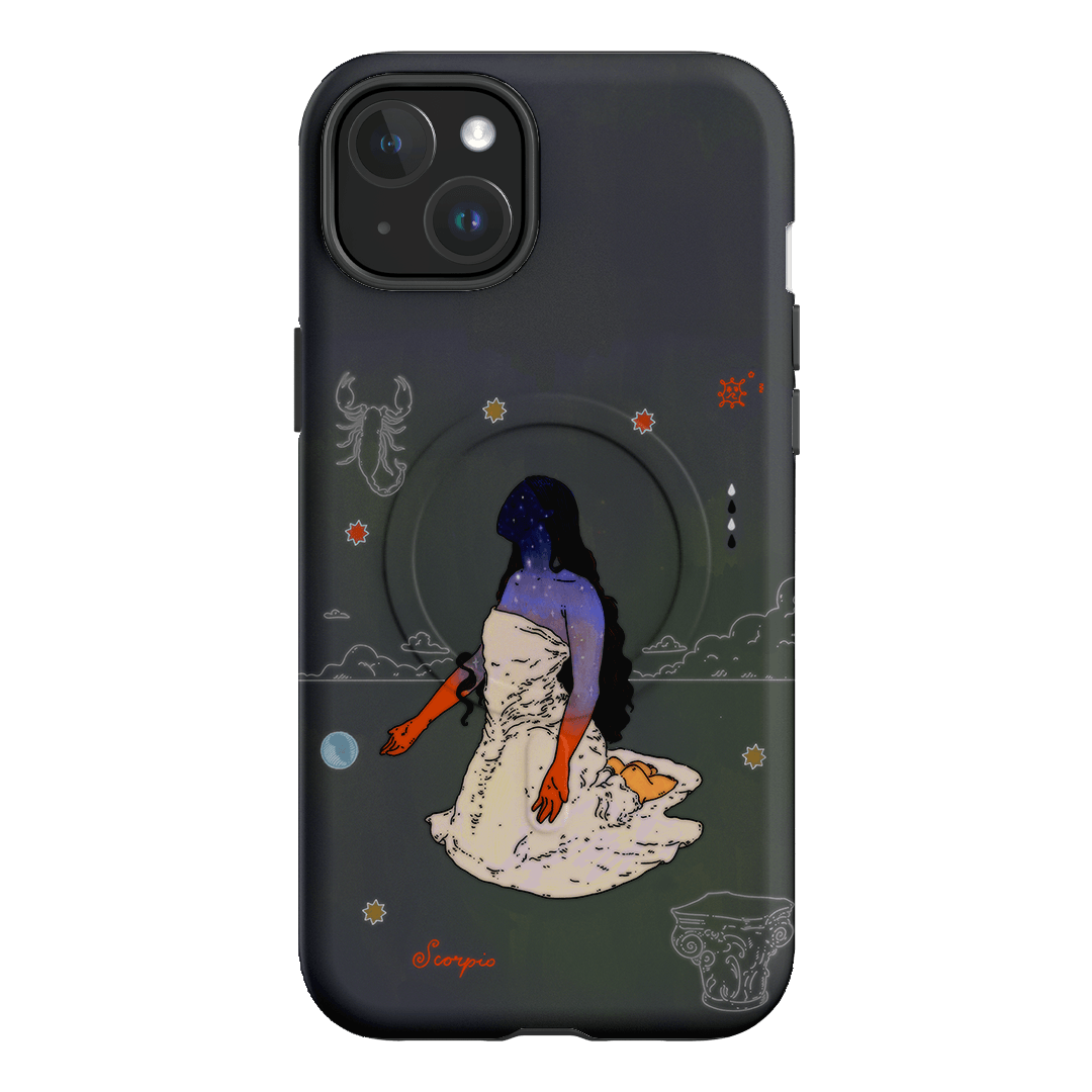 Scorpio Season Printed Phone Cases iPhone 15 Plus / Armoured MagSafe by Easty Beasty - The Dairy