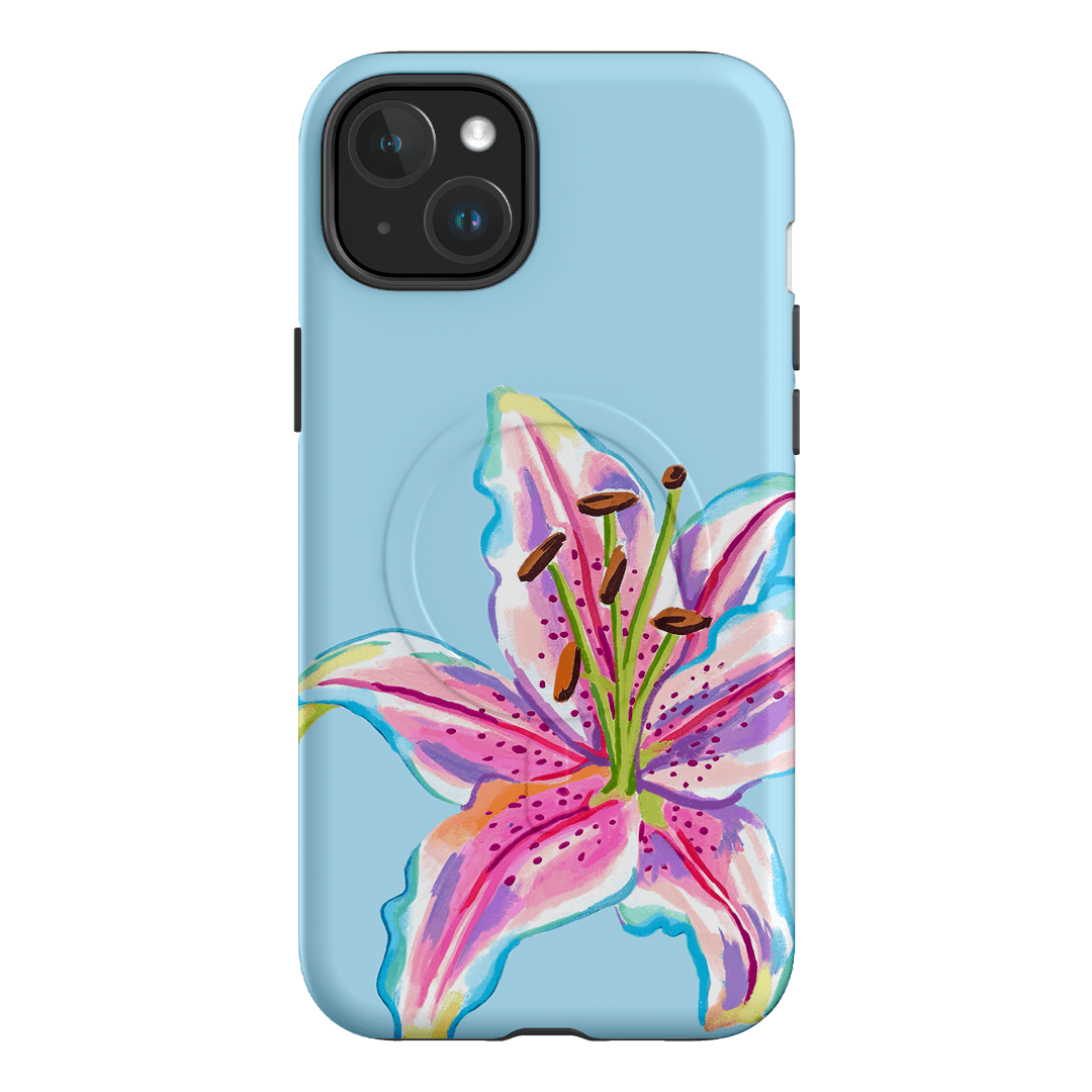 Sky Lily Printed Phone Cases iPhone 15 Plus / Armoured MagSafe by Femke Studio - The Dairy