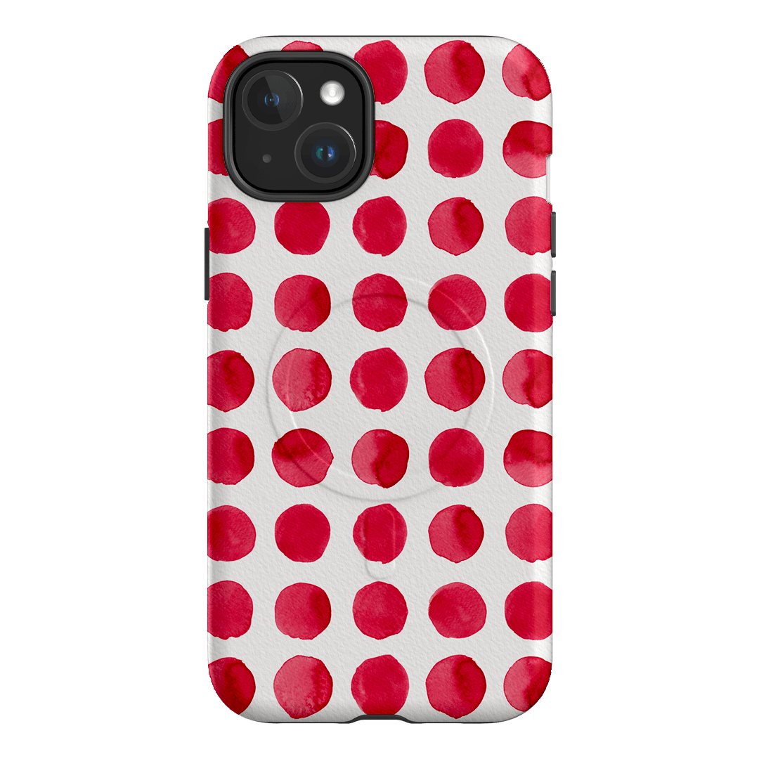 Spots in Red Printed Phone Cases by The Dairy - The Dairy