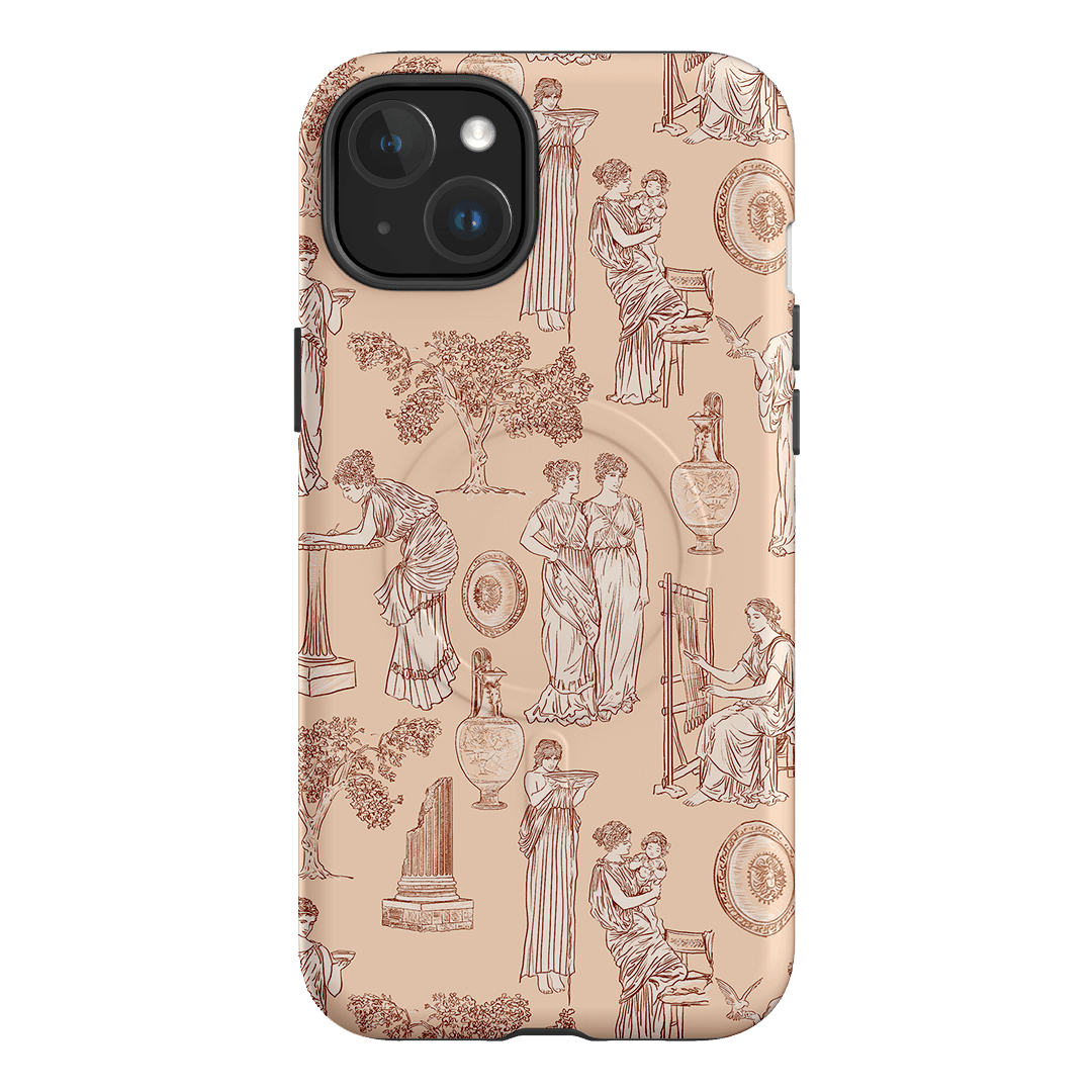 Symposium Rosewater Printed Phone Cases iPhone 15 Plus / Armoured MagSafe by Veronica Tucker - The Dairy
