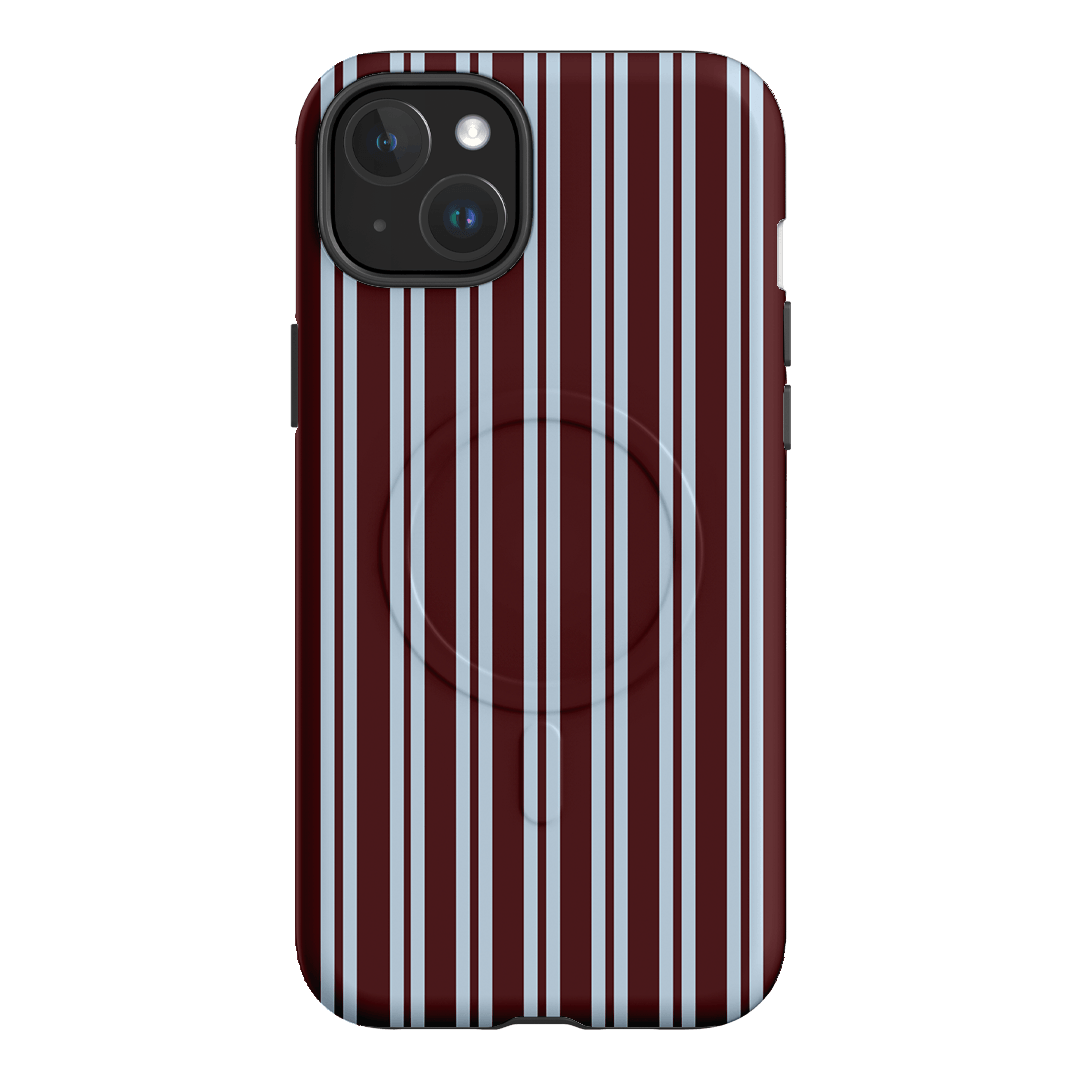 Varsity Stripes Printed Phone Cases iPhone 15 Plus / Armoured MagSafe by The Dairy - The Dairy