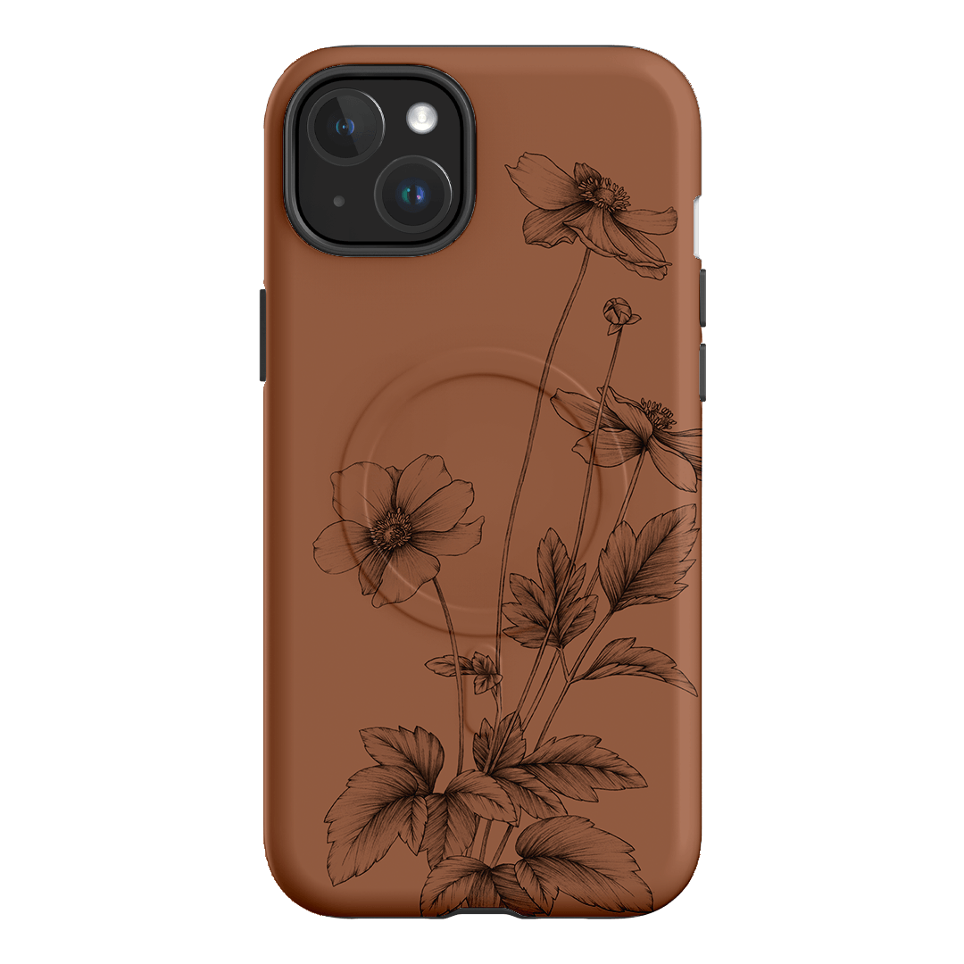 Windflowers Study Printed Phone Cases iPhone 15 Plus / Armoured MagSafe by Typoflora - The Dairy