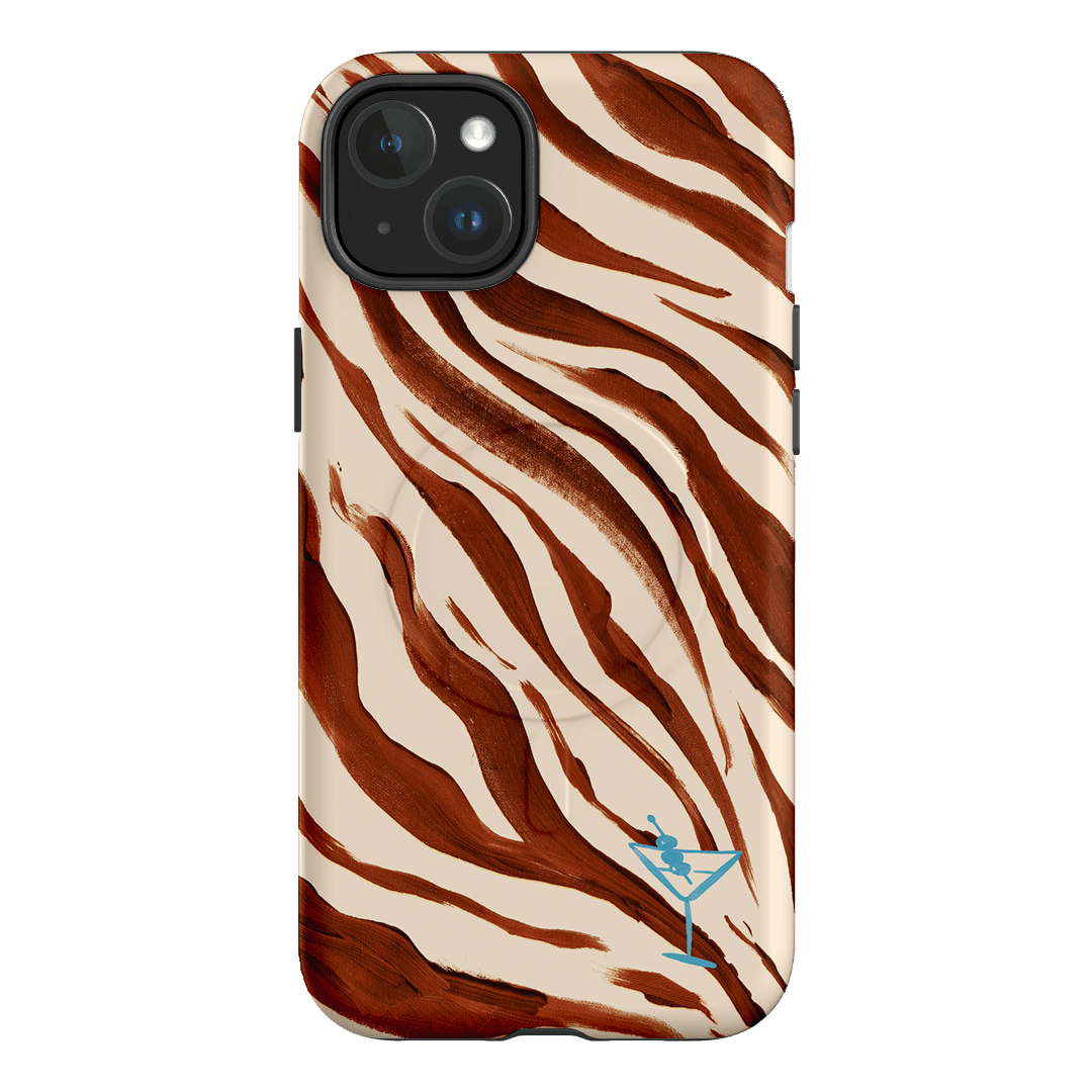 Zebra Tini Printed Phone Cases iPhone 15 Plus / Armoured MagSafe by Charlie Taylor - The Dairy
