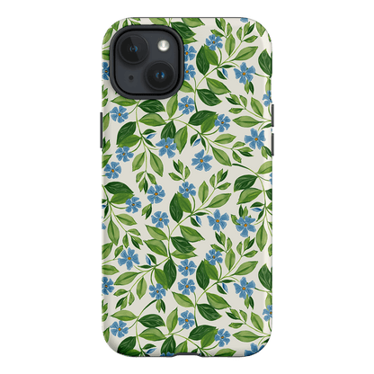 Blue Vines Printed Phone Cases iPhone 15 Plus / Armoured by Ellie Mae - The Dairy