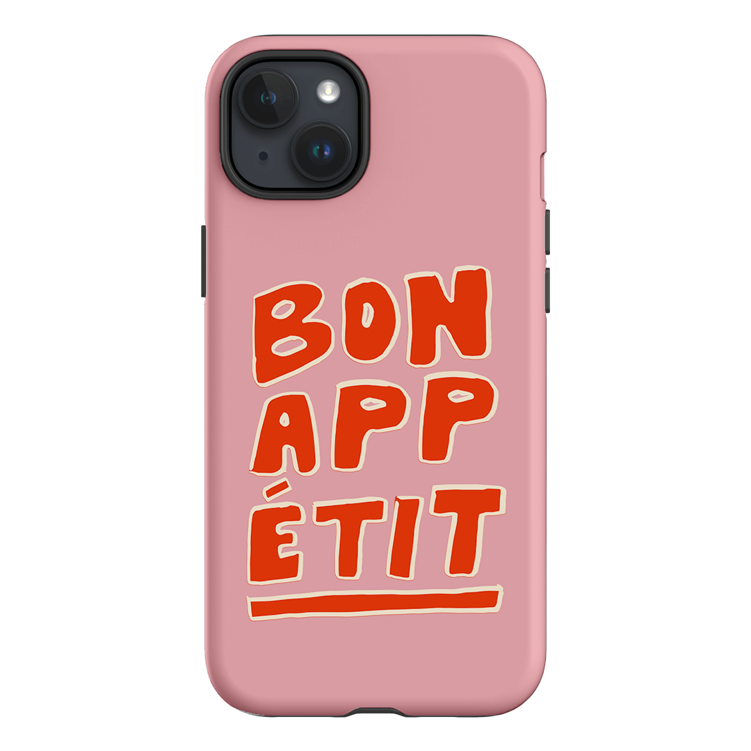 Bon Appetit Pink Printed Phone Cases iPhone 15 Plus / Armoured by The Dairy - The Dairy