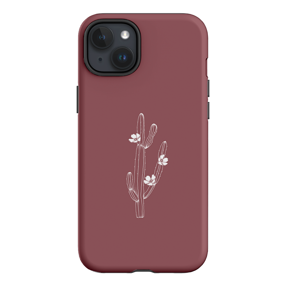 Cactus Flower Printed Phone Cases iPhone 15 Plus / Armoured by Typoflora - The Dairy