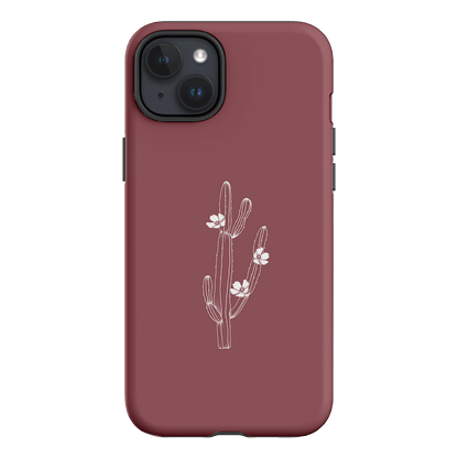 Cactus Flower Printed Phone Cases iPhone 15 Plus / Armoured by Typoflora - The Dairy