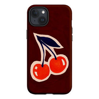Cherries Printed Phone Cases iPhone 15 Plus / Armoured by Studio Bon - The Dairy