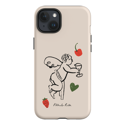 Cherub Printed Phone Cases iPhone 15 Plus / Armoured by Phthalo Ruth - The Dairy