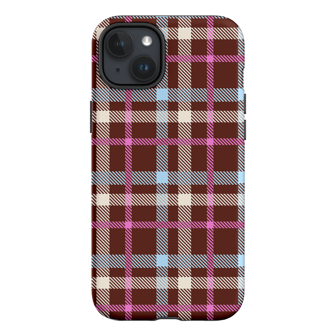 Confetti Plaid Printed Phone Cases iPhone 15 Plus / Armoured by The Dairy - The Dairy