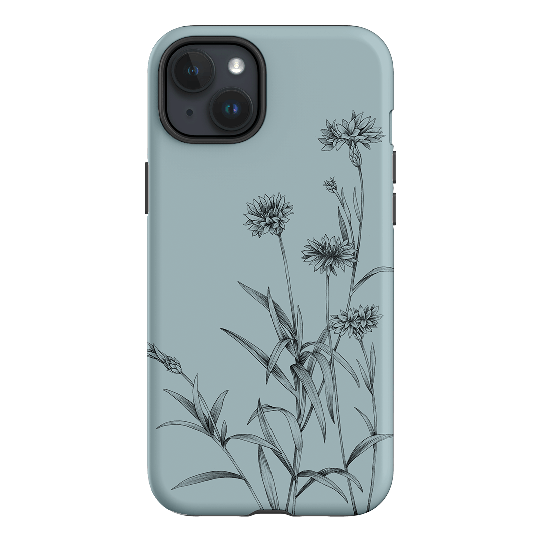 Cornflowers Study Printed Phone Cases iPhone 15 Plus / Armoured by Typoflora - The Dairy