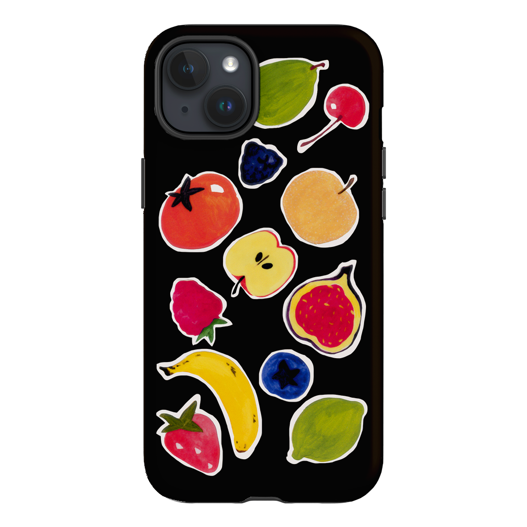 Fruit Stickers Printed Phone Cases iPhone 15 Plus / Armoured by Studio Bon - The Dairy