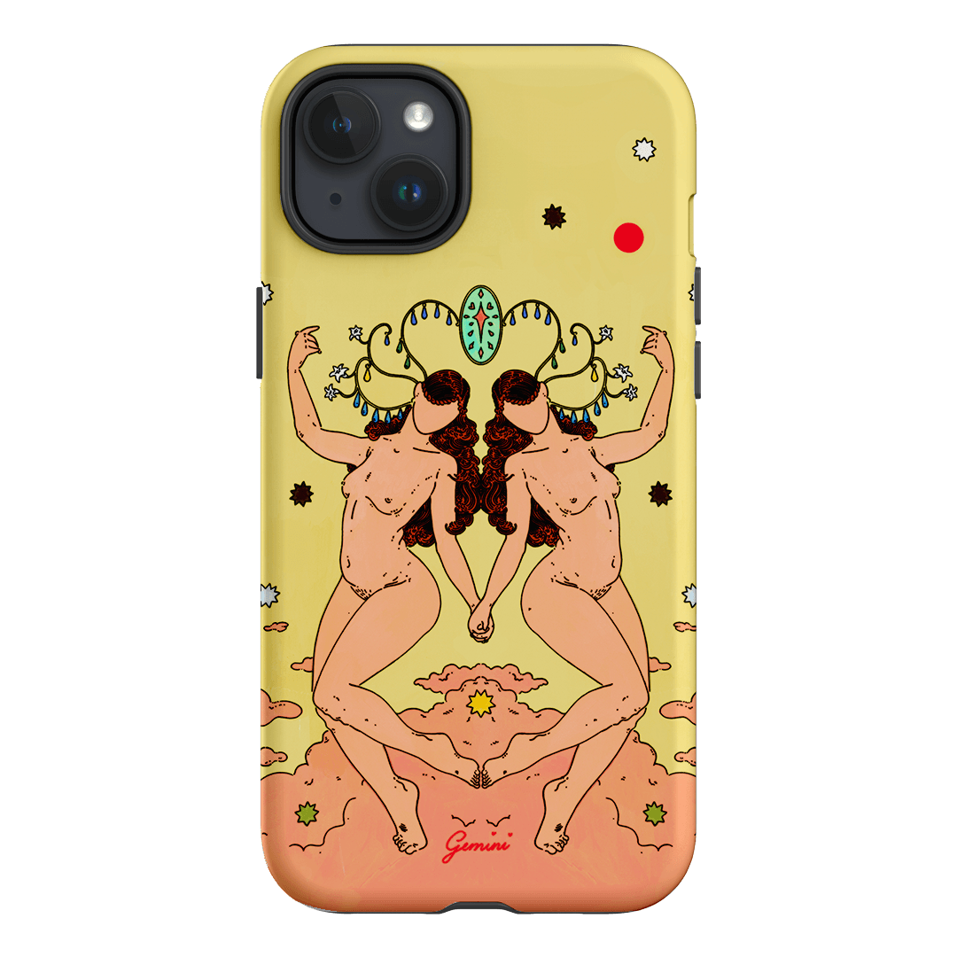 Gemini Season Printed Phone Cases iPhone 15 Plus / Armoured by Easty Beasty - The Dairy