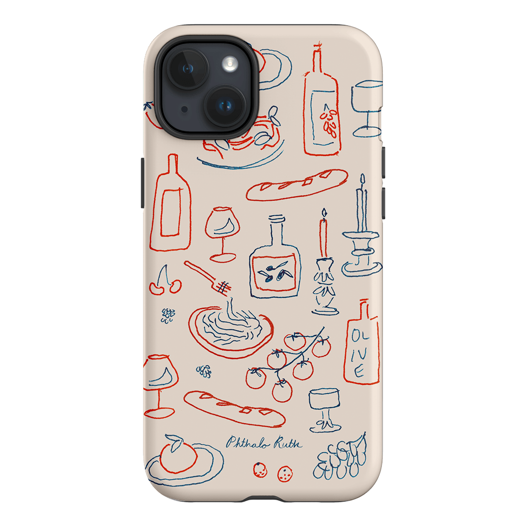 Italian Fare Printed Phone Cases iPhone 15 Plus / Armoured by Phthalo Ruth - The Dairy